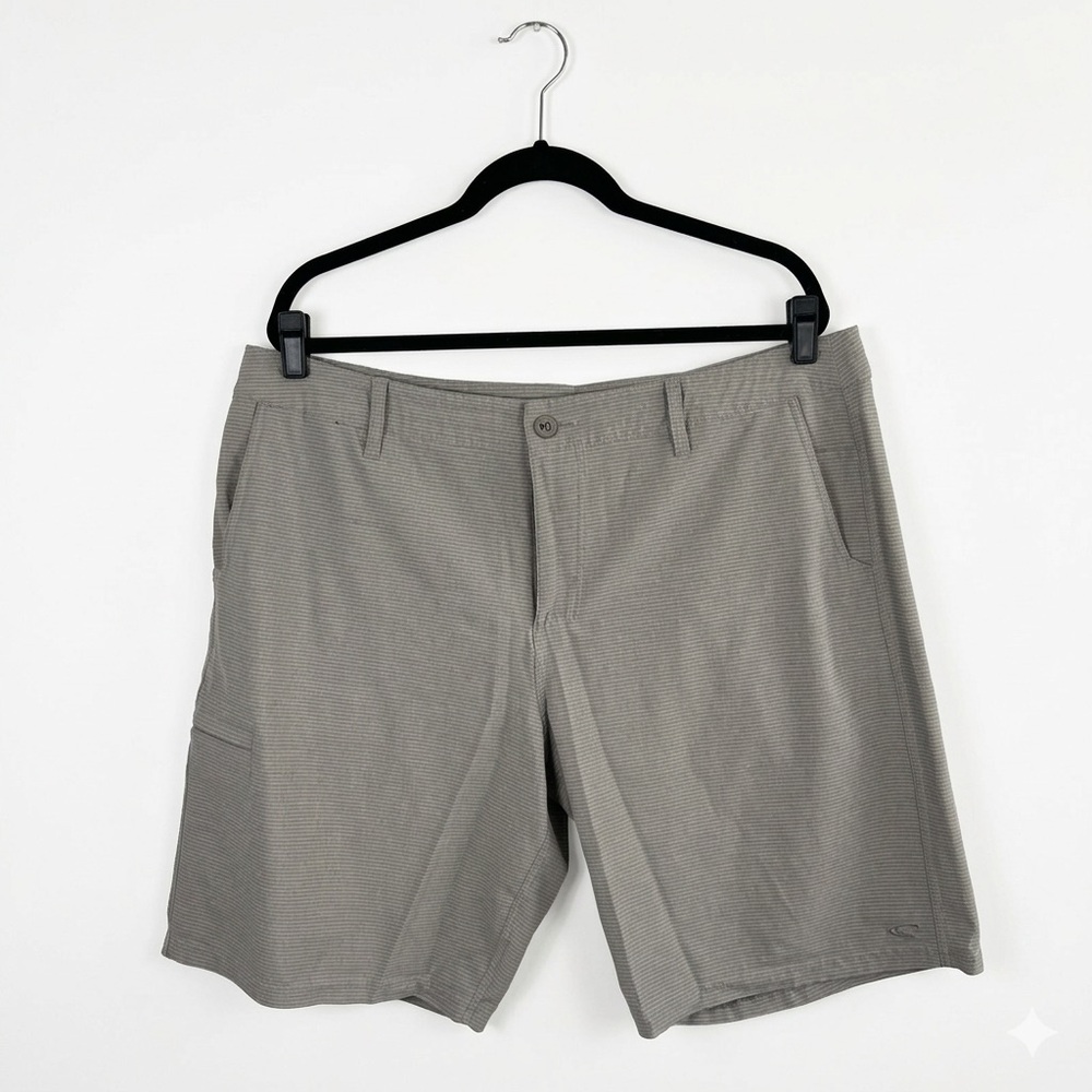 O'Neill Men's Light Gray Crossover Hybrid Board Shorts Mens 40